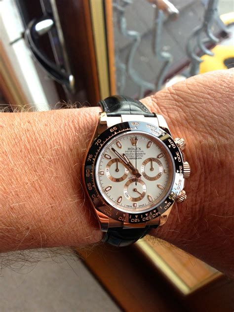 rolex daytona rose gold ceramic review|rolex rose gold daytona chronograph.